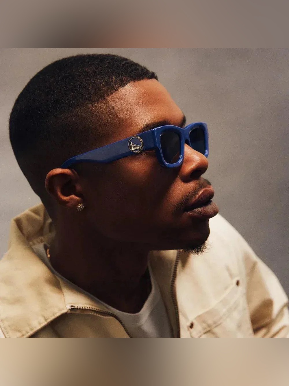AKILA LA / NBA Jubilee Warriors Sunglasses Blue Retro 
 Jun 026)